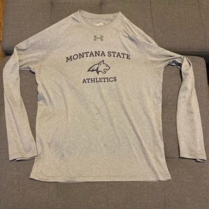 Under Armour Montana State Bobcats Long Sleeve Tee Men’s Medium NCAA T-Shirt